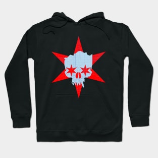 Chicago Proper Star 'EL" Map Skull Hoodie